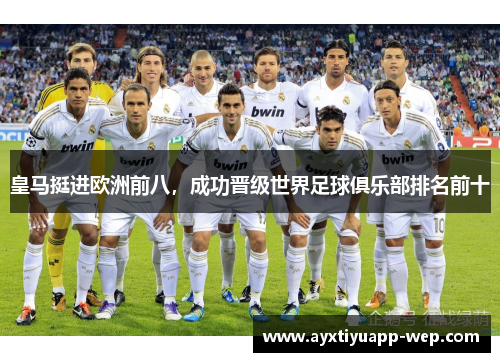 皇马挺进欧洲前八，成功晋级世界足球俱乐部排名前十